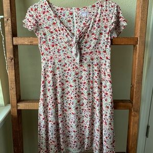Target xhilaration Floral Tie-Up Dress